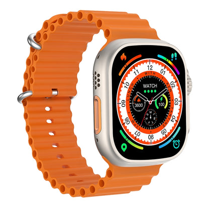 WIWU SW01 Ultra 1.9 inch IPS Screen IP68 Waterproof Bluetooth Smart Watch, Support Heart Rate Monitoring(Orange) - Smart Watches by WIWU | Online Shopping UK | buy2fix