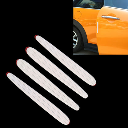 4 PCS Door Edge Guards Trim Molding Protection Strip Scratch Protector Car Door Guard Crash Barriers Sticker(White) - Anti Collision Sticker by buy2fix | Online Shopping UK | buy2fix