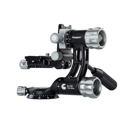 Fotopro E-7H Professional Gimbal Tripod Head (Black) - Tripod Heads by Fotopro | Online Shopping UK | buy2fix