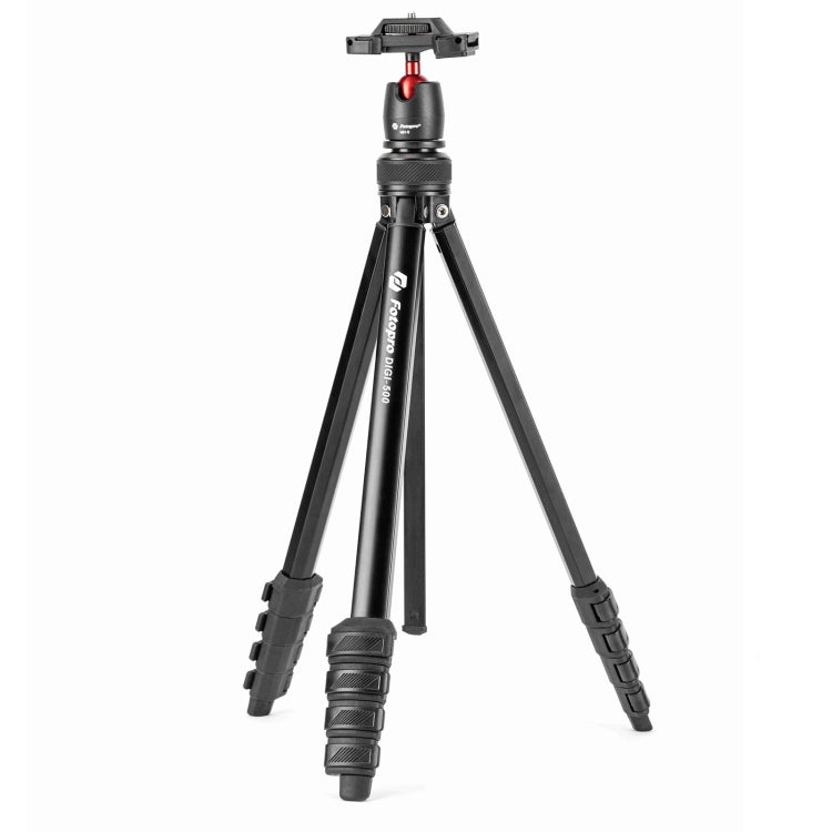 Fotopro DIGI-500 Camera Smartphone Tripod Holder with MH-8 Ballhead (Black) - Tripods by Fotopro | Online Shopping UK | buy2fix