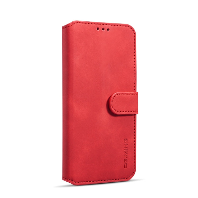 DG.MING Retro Oil Side Horizontal Flip Case with Holder & Card Slots & Wallet for Galaxy S9+(Red) - Galaxy Phone Cases by DG.MING | Online Shopping UK | buy2fix