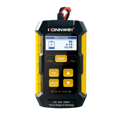 KONNWEI KW510 3 in 1 Car Battery Tester / Charger / Repairer, Support 8 Languages (EU Plug) - Code Readers & Scan Tools by KONNWEI | Online Shopping UK | buy2fix