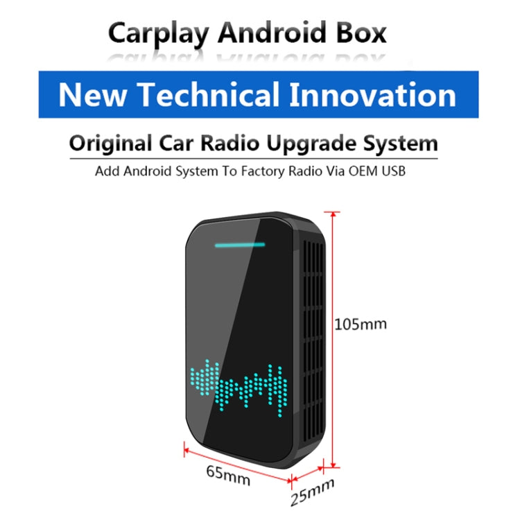 CP41 Car Android 9.0 Wireless Carplay with 4+32G AI Voice Navigation Box for Audi / Volkswagen / Ford / Hyundai / Skoda 2018-2020(Ice Blue) - Car Monitor by buy2fix | Online Shopping UK | buy2fix