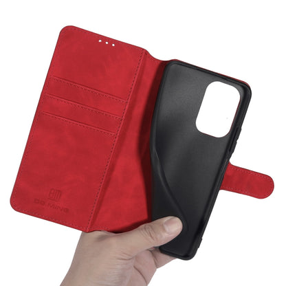 For Xiaomi Redmi K40 Pro DG.MING Retro Oil Side Horizontal Flip Leather Case with Holder & Card Slots & Wallet(Red) - Xiaomi Cases by DG.MING | Online Shopping UK | buy2fix