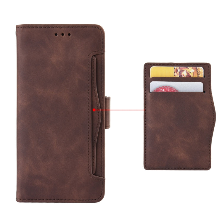 For Blackview A70 (2021) Skin Feel Calf Pattern Horizontal Flip Leather Case with Holder & Card Slots & Photo Frame(Brown) - More Brand by buy2fix | Online Shopping UK | buy2fix