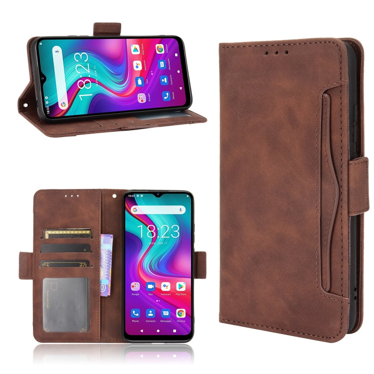 For Doogee X96 Pro Skin Feel Calf Pattern Horizontal Flip Leather Case with Holder & Card Slots & Photo Frame(Brown) - More Brand by buy2fix | Online Shopping UK | buy2fix