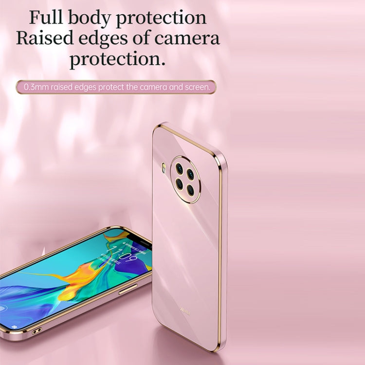 For Xiaomi Mi 10T Lite 5G XINLI Straight 6D Plating Gold Edge TPU Shockproof Case(White) - Xiaomi Cases by XINLI | Online Shopping UK | buy2fix