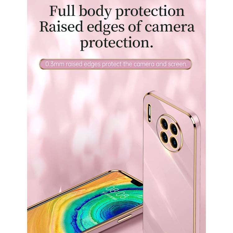 For Huawei Mate 30 XINLI Straight Edge 6D Electroplate TPU Phone Case(Mint Green) - Huawei Cases by XINLI | Online Shopping UK | buy2fix