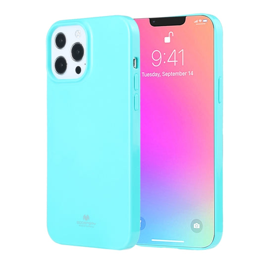 For iPhone 13 Pro Max GOOSPERY JELLY Full Coverage Soft Case (Mint Green) - iPhone 13 Pro Max Cases by GOOSPERY | Online Shopping UK | buy2fix