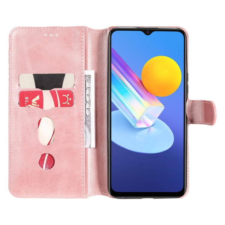 Classic Calf Texture PU + TPU Horizontal Flip Leather Case with Holder & Card Slots & Wallet For vivo Y72 5G(Rose Gold) - vivo Cases by buy2fix | Online Shopping UK | buy2fix