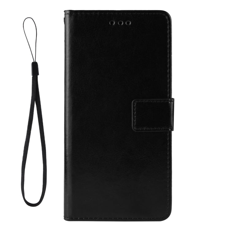 For Samsung Galaxy Z Fold3 5G Crazy Horse Texture Horizontal Flip Leather Case with Holder & Card Slots & Lanyard(Black) - Galaxy Phone Cases by GKK | Online Shopping UK | buy2fix