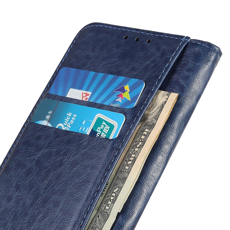 For Nokia XR20 5G Magnetic Crazy Horse Texture Horizontal Flip Leather Case with Holder & Card Slots & Wallet(Blue) - Nokia Cases by buy2fix | Online Shopping UK | buy2fix