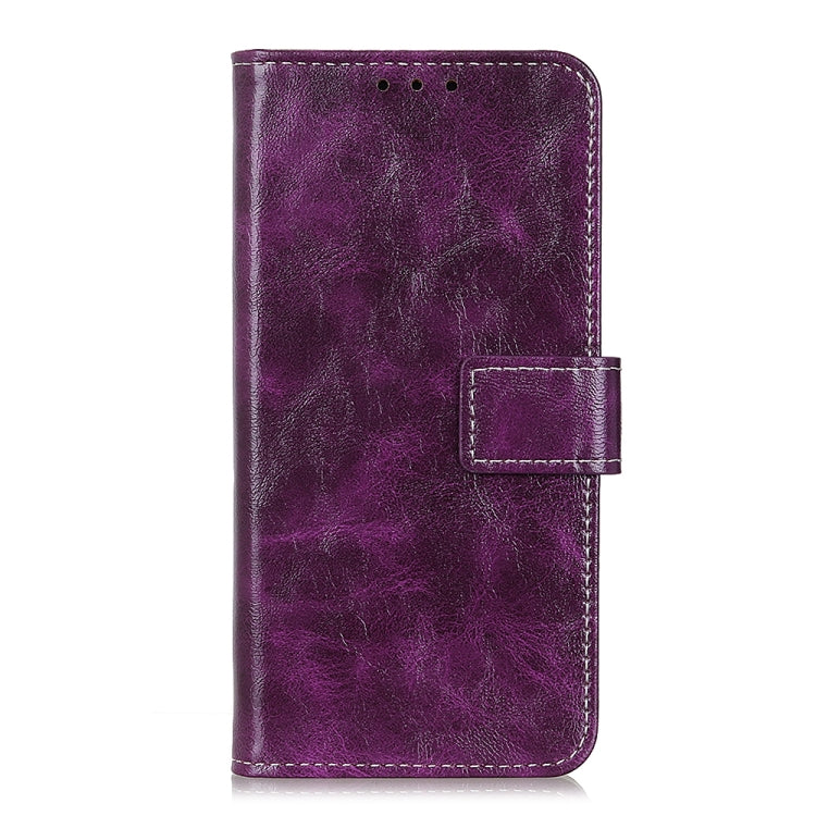 For Nokia XR20 5G Retro Crazy Horse Texture Horizontal Flip Leather Case with Holder & Card Slots & Photo Frame & Wallet(Purple) - Nokia Cases by buy2fix | Online Shopping UK | buy2fix