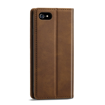 For iPhone SE 2022 / SE 2020 / 8 / 7 Forwenw F2 Series Magnetic Horizontal Flip Leather Case with Holder & Card Slots & Wallet(Brown) - iPhone SE 2022 / 2020 / 8 / 7 Cases by Forwenw | Online Shopping UK | buy2fix