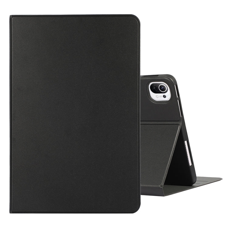 For Xiaomi Pad 5 Voltage Craft Texture TPU Horizontal Flip Protective Case with Holder(Black) - More Tablet Cases by buy2fix | Online Shopping UK | buy2fix