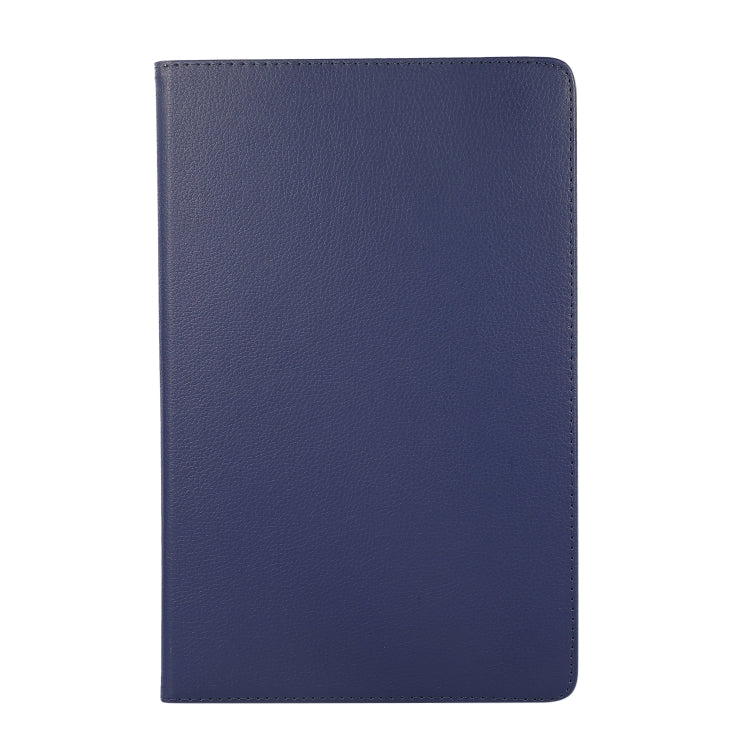 For Xiaomi Pad 5 Pro / Pad 5  360 Degree Rotation Litchi Texture Flip Leather Case with Holder(Blue) - More Tablet Cases by buy2fix | Online Shopping UK | buy2fix