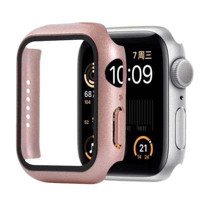 Shockproof PC+Tempered Glass Protective Case with Packed Carton For Apple Watch Series 6 & SE & 5 & 4 40mm(Rose Gold) - Watch Cases by buy2fix | Online Shopping UK | buy2fix