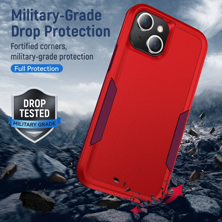 For iPhone 13 Pioneer Armor Heavy Duty Shockproof Phone Case(Red) - iPhone 13 Cases by buy2fix | Online Shopping UK | buy2fix