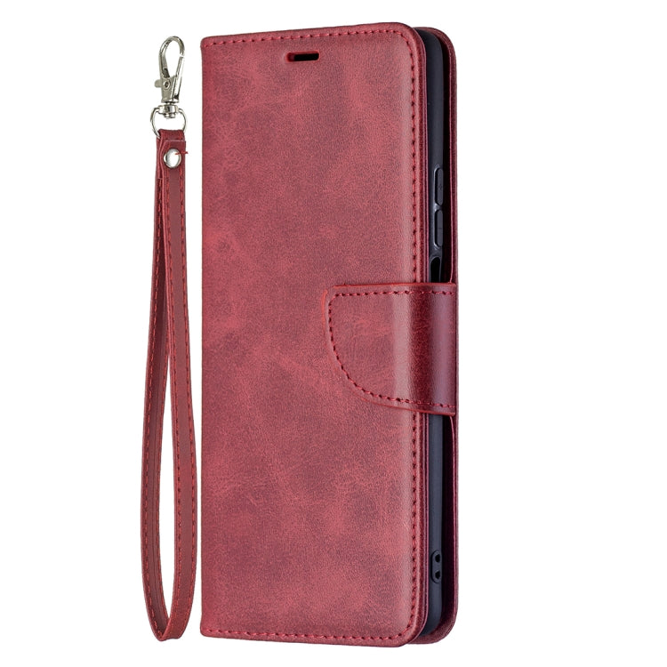 For Xiaomi Mi 11T Retro Lambskin Texture Pure Color Horizontal Flip PU Leather Case with Holder & Card Slots & Wallet & Lanyard(Red) - Xiaomi Cases by buy2fix | Online Shopping UK | buy2fix