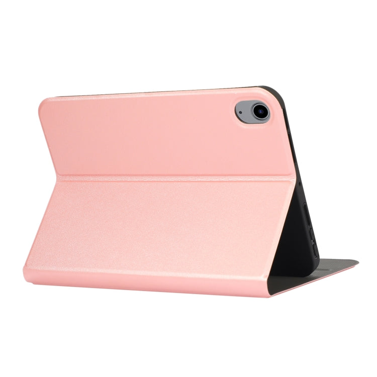 For iPad mini 6 Voltage Craft Texture TPU Horizontal Flip Protective Tablet Case with Holder(Rose Gold) - iPad mini 6 Cases by buy2fix | Online Shopping UK | buy2fix