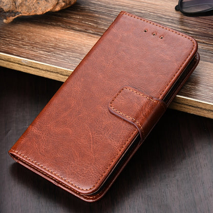 For Doogee X96 Pro Crystal Texture Horizontal Flip Leather Case with Holder & Card Slots & Wallet(Brown) - More Brand by buy2fix | Online Shopping UK | buy2fix