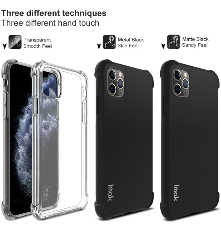 For iPhone 11 Pro IMAK All-inclusive Shockproof Airbag TPU Case, with Screen Protector(Black) - iPhone 11 Pro Cases by imak | Online Shopping UK | buy2fix