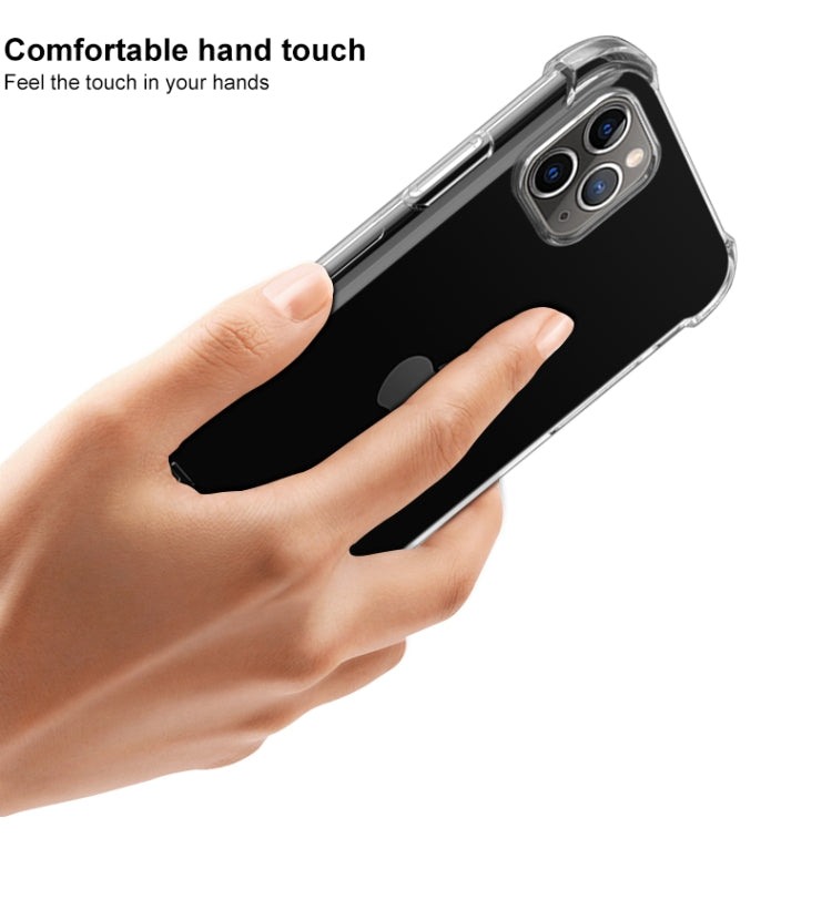 For iPhone 11 Pro Max IMAK All-inclusive Shockproof Airbag TPU Case, with Screen Protector(Black) - iPhone 11 Pro Max Cases by imak | Online Shopping UK | buy2fix