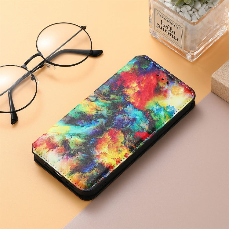 For OPPO Realme GT Master Colorful Magnetic Horizontal Flip PU Leather Case with Holder & Card Slot & Wallet(Colorful Cloud) - Realme Cases by buy2fix | Online Shopping UK | buy2fix