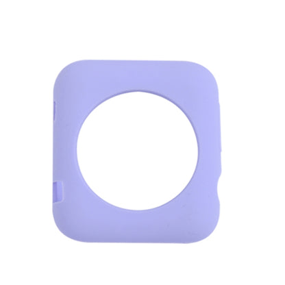 Shockproof All-inclusive Silicone Protective Case For Apple Watch Series 6 & SE & 5 & 4 44mm(Purple) - Watch Cases by buy2fix | Online Shopping UK | buy2fix