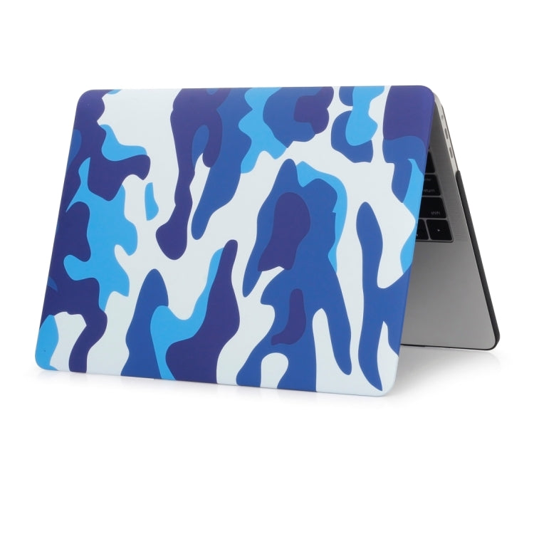 Camouflage Pattern Laptop Water Decals PC Protective Case For MacBook Pro 13.3 inch A1278(Blue Camouflage) - MacBook Pro Cases by buy2fix | Online Shopping UK | buy2fix