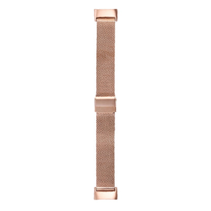 For Fitbit Charge 5 Milan Steel Double Buckles Strap Watch Band(Rose Gold) - Watch Bands by buy2fix | Online Shopping UK | buy2fix