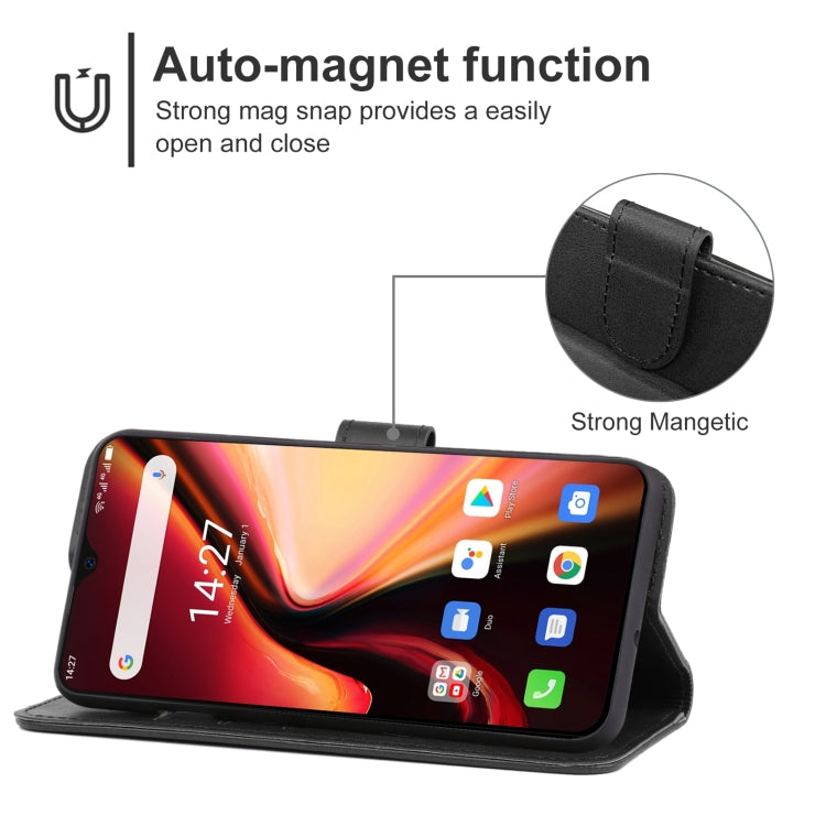 Leather Phone Case For Ulefone Armor 7(Black) - Ulefone Cases by buy2fix | Online Shopping UK | buy2fix