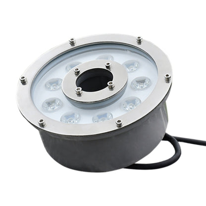 12W Landscape Ring LED Aluminum Alloy Underwater Fountain Light(Warm Light) - Underwater Lights by buy2fix | Online Shopping UK | buy2fix