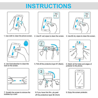 10 PCS 0.26mm 9H 2.5D Tempered Glass Film For Doogee X53 - For Doogee by buy2fix | Online Shopping UK | buy2fix