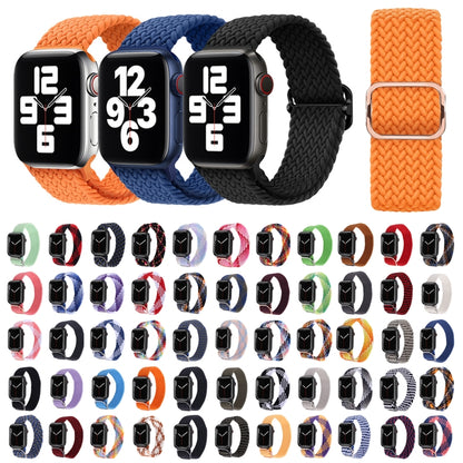 Nylon Braid Strap Watch Band For Apple Watch Ultra 49mm&Watch Ultra 2 49mm / Series 9&8&7 45mm / SE 3&SE 2&6&SE&5&4 44mm / 3&2&1 42mm(34) - Watch Bands by buy2fix | Online Shopping UK | buy2fix