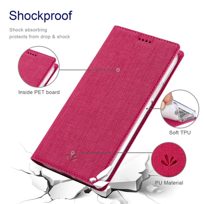 For iPhone 13 Pro Max ViLi DMX Series Shockproof Magsafe Magnetic Horizontal Flip Leather Phone Case (Rose Red) - iPhone 13 Pro Max Cases by ViLi | Online Shopping UK | buy2fix