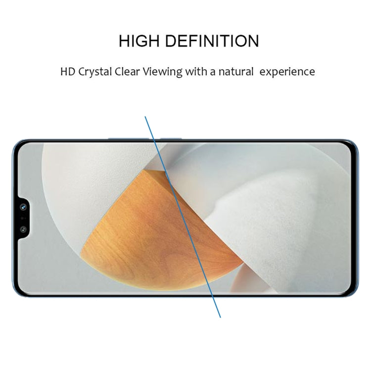Full Glue Cover Screen Protector Tempered Glass Film For vivo S12 / V23 5G - vivo Tempered Glass by buy2fix | Online Shopping UK | buy2fix