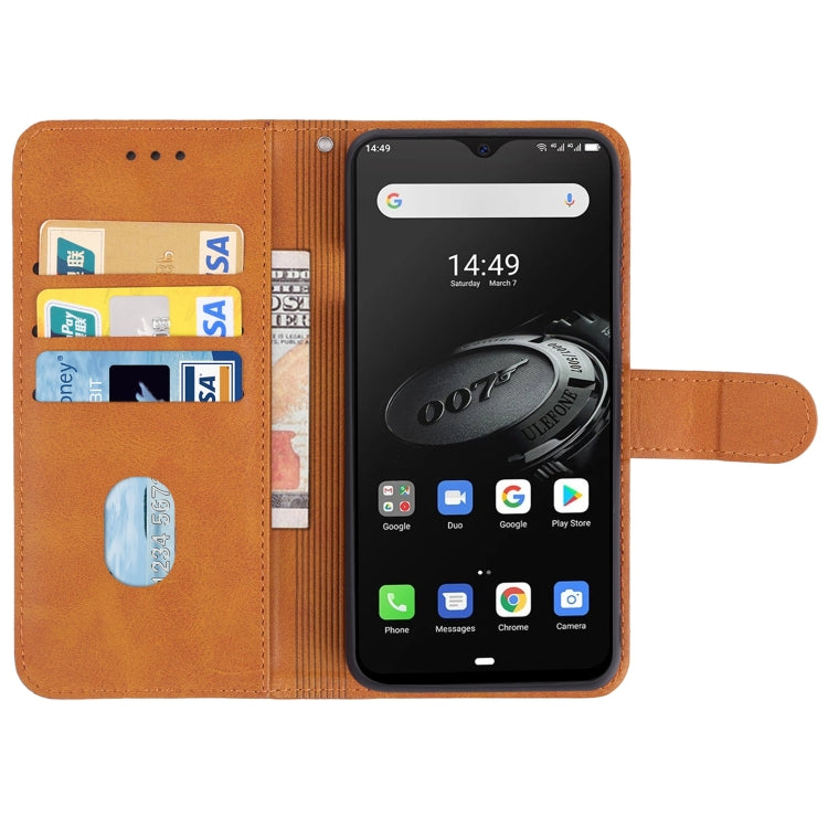 Leather Phone Case For Ulefone Armor 7E(Brown) - Ulefone Cases by buy2fix | Online Shopping UK | buy2fix