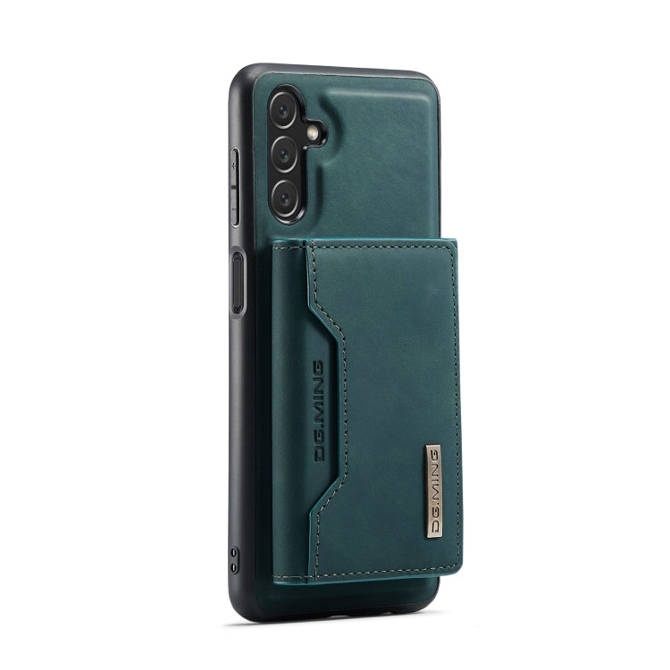 For Samsung Galaxy A13 5G DG.MING M2 Series 3-Fold Multi Card Bag Phone Case(Green) - Galaxy Phone Cases by DG.MING | Online Shopping UK | buy2fix