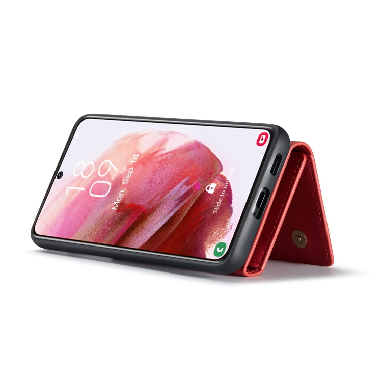 For Samsung Galaxy S22+ 5G DG.MING M1 Series 3-Fold Multi Card Wallet Phone Case(Red) - Galaxy S22+ 5G Cases by DG.MING | Online Shopping UK | buy2fix