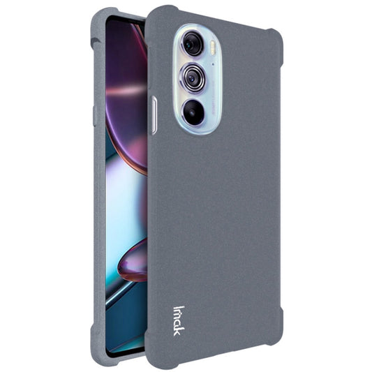 For Motorola Moto Edge X30 5G imak All-inclusive Shockproof Airbag TPU Case with Screen Protector(Matte Grey) - Motorola Cases by imak | Online Shopping UK | buy2fix