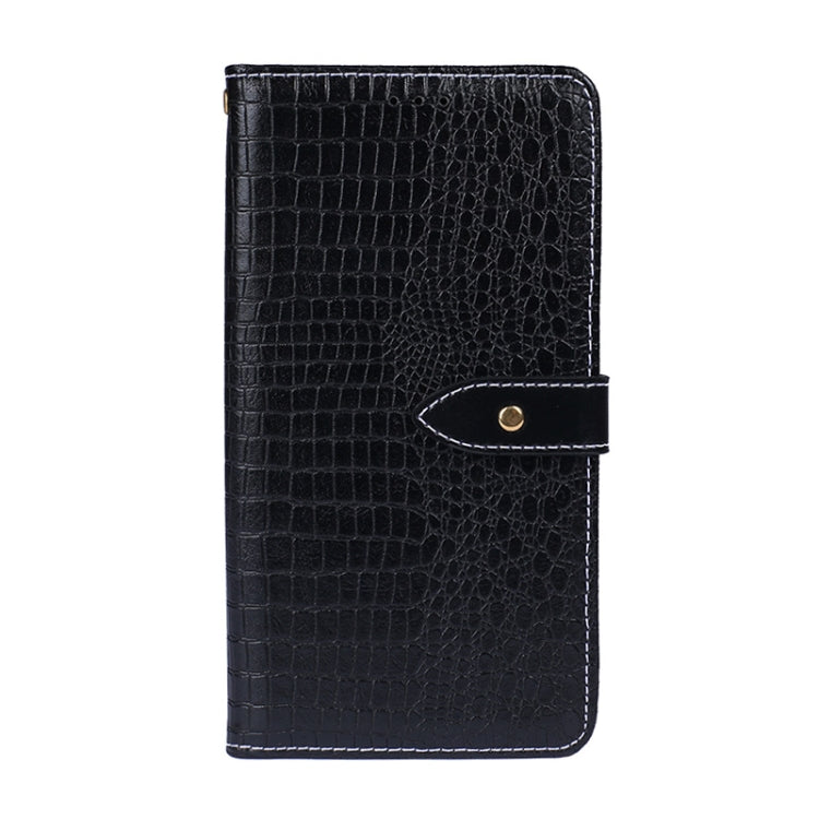 For Ulefone Note 13P idewei Crocodile Texture Horizontal Flip Phone Leather Phone Case(Black) - Ulefone Cases by idewei | Online Shopping UK | buy2fix