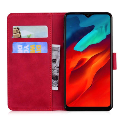 For Blackview A80 Pro Skin Feel Pure Color Flip Leather Phone Case(Red) - More Brand by buy2fix | Online Shopping UK | buy2fix