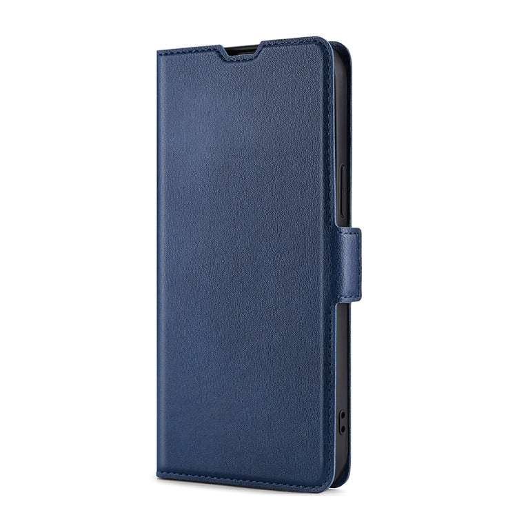 For Blackview A95 Ultra-thin Voltage Side Buckle PU + TPU Leather Phone Case(Blue) - More Brand by buy2fix | Online Shopping UK | buy2fix