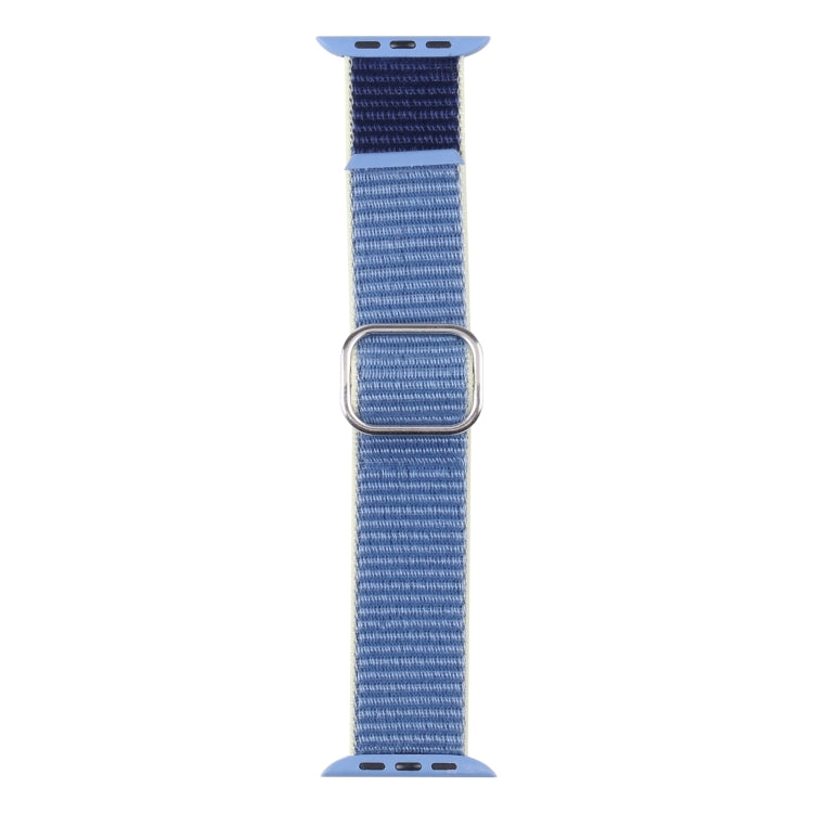 Nylon Watch Band For Apple Watch Ultra 49mm&Watch Ultra 2 49mm / Series 9&8&7 45mm / SE 3&SE 2&6&SE&5&4 44mm / 3&2&1 42mm(Reflective White) - Watch Bands by buy2fix | Online Shopping UK | buy2fix