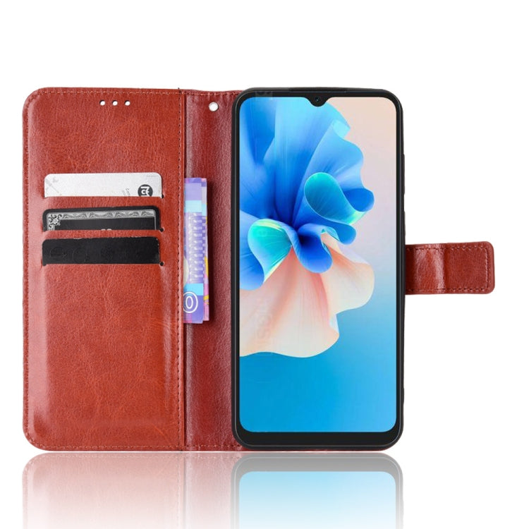 For Blackview A55 Pro Retro Crazy Horse Texture Leather Phone Case(Brown) - More Brand by buy2fix | Online Shopping UK | buy2fix