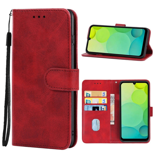 For Ulefone Note 6T Leather Phone Case(Red) - Ulefone Cases by buy2fix | Online Shopping UK | buy2fix