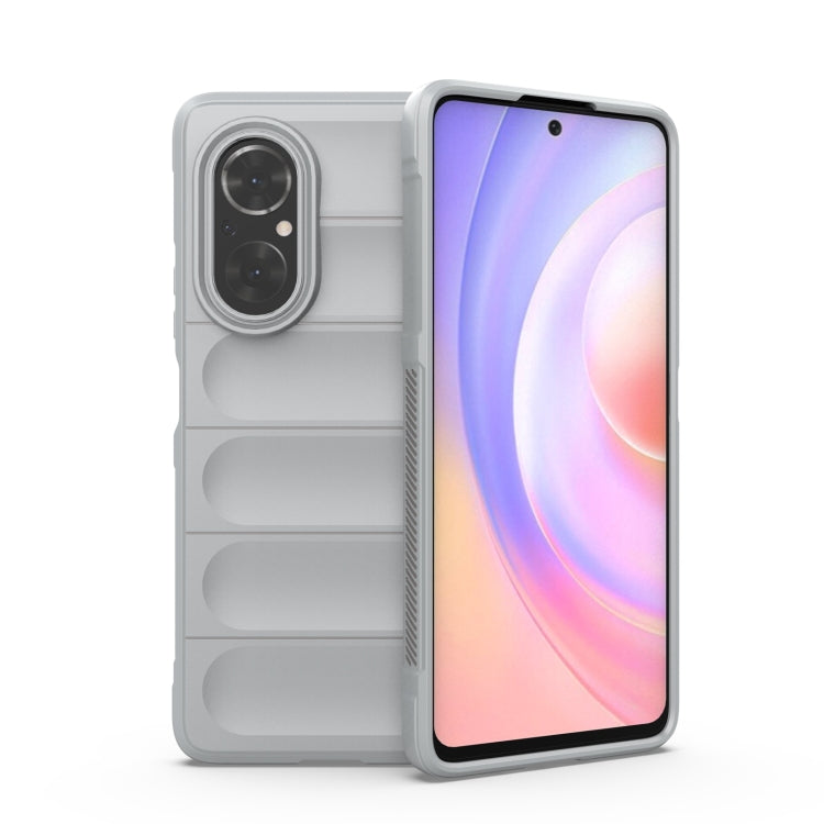 For Huawei Nova 9 SE/Honor 50 SE Magic Shield TPU + Flannel Phone Case(Grey) - Huawei Cases by buy2fix | Online Shopping UK | buy2fix