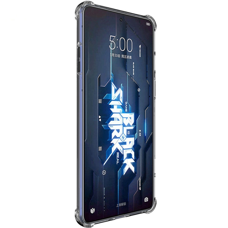 For Xiaomi Black Shark 5 Pro imak TPU Phone Case with Screen Protector(Transparent Black) - Xiaomi Cases by imak | Online Shopping UK | buy2fix