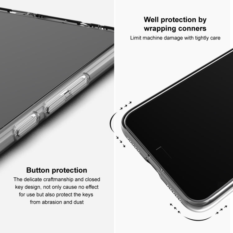 For Infinix Hot 12i imak UX-5 Series Transparent Shockproof TPU Phone Case - Infinix Cases by imak | Online Shopping UK | buy2fix